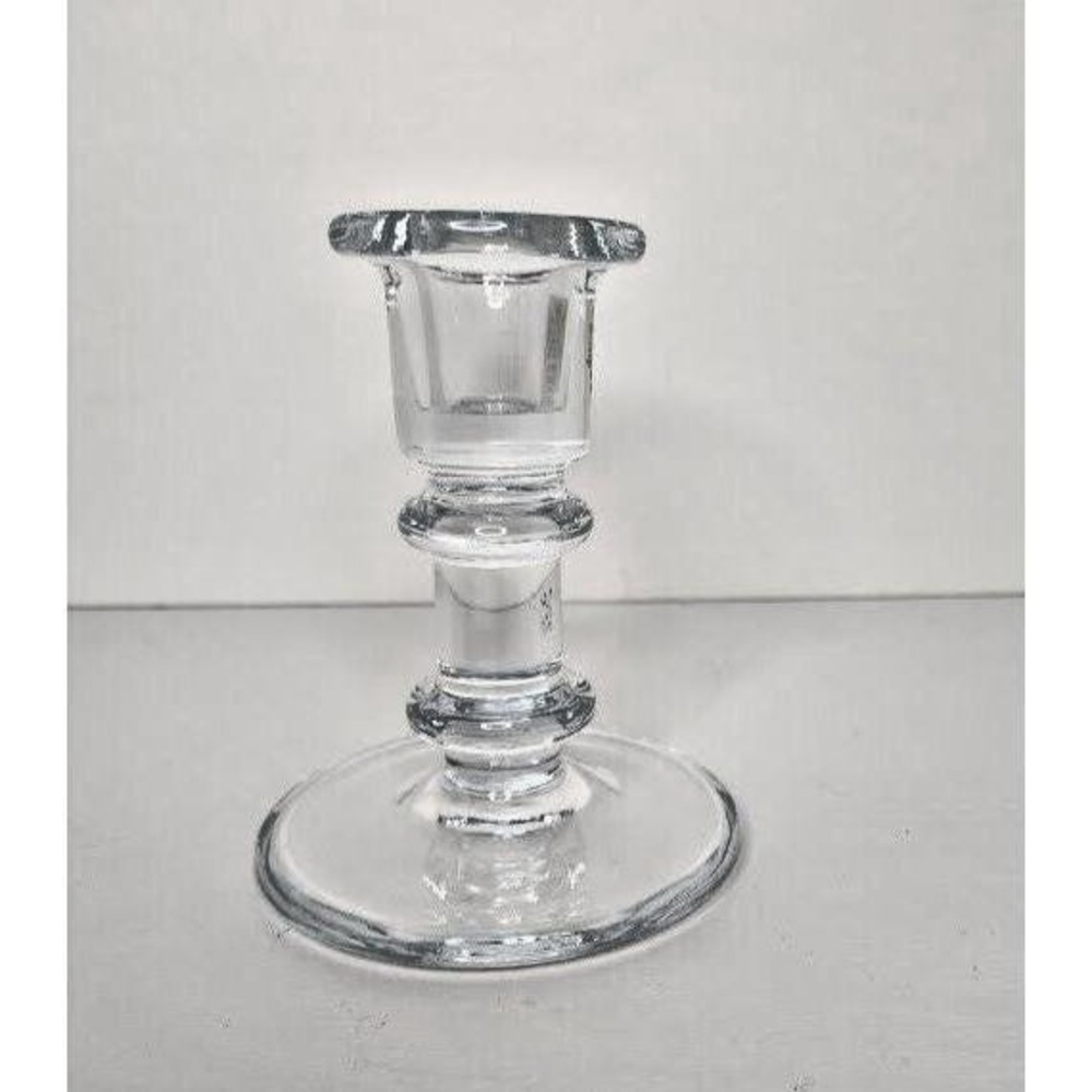 VINTAGE HOLMEGAARD JUNIPER BY MICHAEL BANG GLASS CANDLE STICK DANISH‎ DESIGN